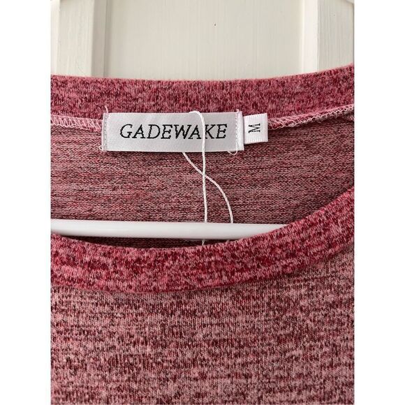 NWOT Pink heather lightweight tunic top with pockets - Picture 2 of 4